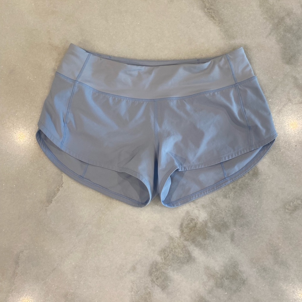 Light Blue Lululemon Athletic Shorts